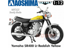 Aoshima 1/12 Yamaha SR400 - Red/Yellow image