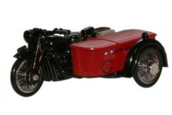 Oxford  1/76 BSA Motorbike and Sidecar Royal Mail image