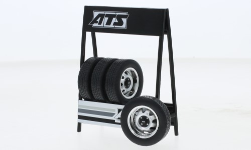 IXO Models 1/18 ATS Cup Wheel, Tire & Stand Set image