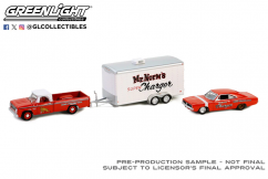 Greenlight 1/64 Dodge D-100 1966 and Dodge Charger 1969 image