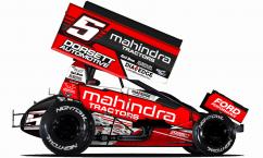 ACME 1/50 Mahindra Tractors Sprint Car #5 Chase Briscoe image