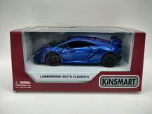 KiNSMART 1/38 Lamborghini Sesto Elemento Blue image