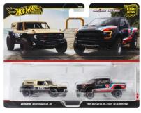 Hot Wheels Premium Ford Bronco R / '17 Ford F-150 Raptor Twin Pack image
