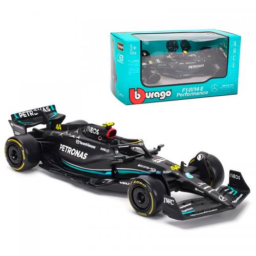 Bburago 1/43 Mercedes-AMG W14 F1 2023 #44 Lewis Hamilton - DiecastModels