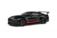 Solido 1/18 Shelby GT500-H 2023 Black with Red Stripes image