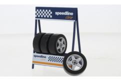 IXO Models 1/18 Speedline Wheel, Tire & Stand Set image