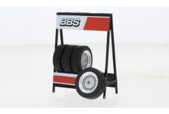 IXO Models 1/18 BBS Wheel, Tire & Stand Set image