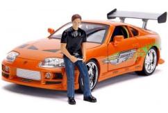 Jada 1/18 Supra with Brian & Lights - Fast and Furious image
