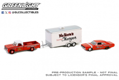 Greenlight 1/64 Dodge D-100 1966 and Dodge Charger 1969 image