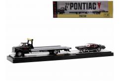 M2 Machines 1/64 GMC 5500 Truck 1970 & Pontiac GTO 1969 image