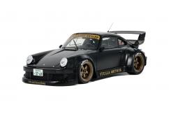 GT Spirit 1/18 Porsche 911 RWB Stella 2008 Satin Black image