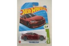 Hot Wheels Tesla Model S Plaid Red image