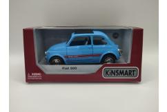 KiNSMART 1/24 Fiat 500 Blue image