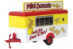 Oxford 1/76 Mobile Food Trailer - Mini Donuts image