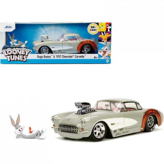 Jada 1/24 56' Corvette with Bugs Bunny - Hollywood Rides image