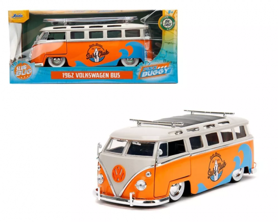 Jada 1/24 1962 Volkswagen Bus - Punch Buggy image