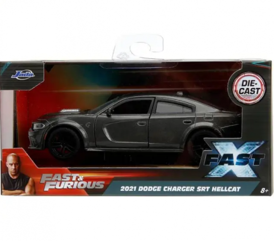 Jada 1/32 2021 Dodge Charger SRT Hellcat - Fast and Furious image