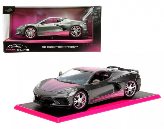 Jada 1/24 2020 Chevrolet Corvette Stingray - Pink Slips image