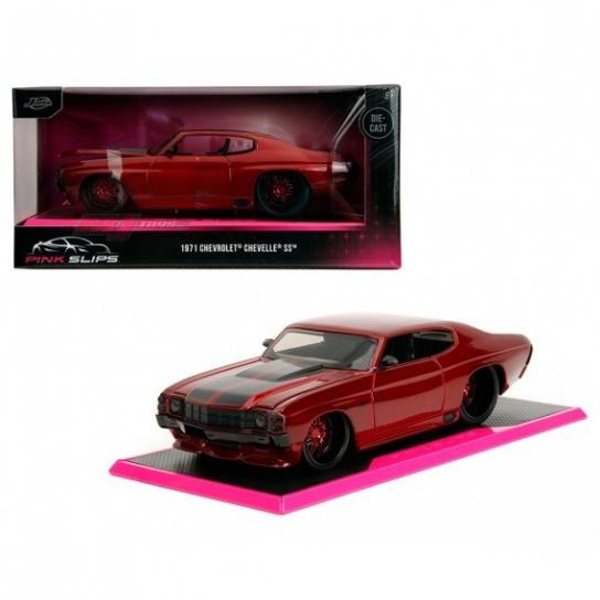 Jada 1/24 Chevrolet Chevelle SS Met Red - Pink Slips image