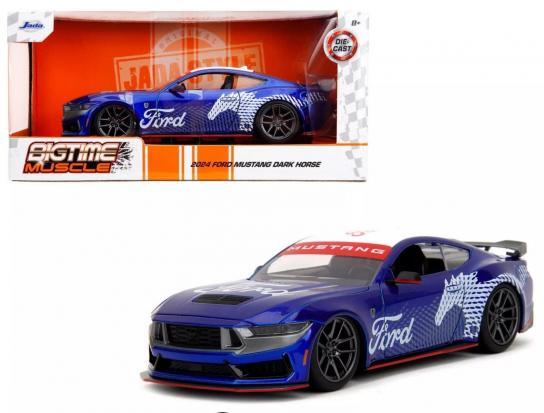 Jada 1/24 Ford Mustang Blue Dark Horse 2024 image