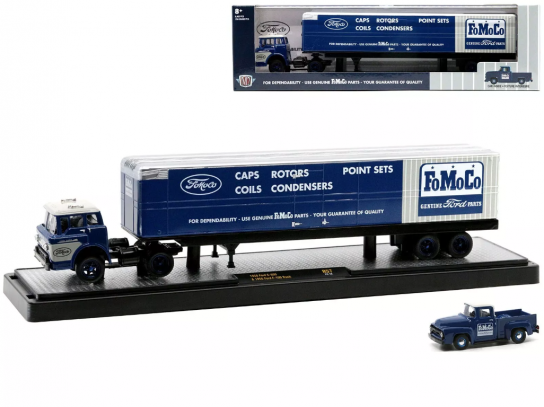 M2 Machines 1/64 Ford C-600 1958 & Ford F-100 1956 image