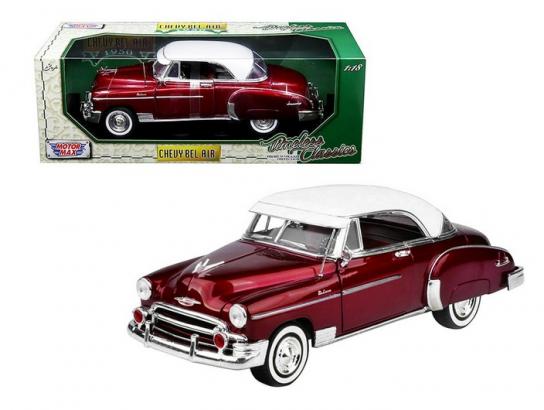 Motormax 1/18 1950 Chevy Bel Air - Metallic Red image