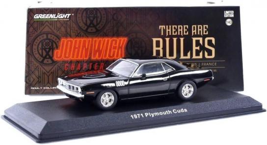 Greenlight 1/43 Plymouth Cuda 1971 image