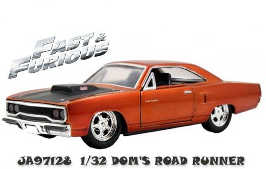 Jada 1/32 Plymouth Road Runner Dom - Fast and Furious  image