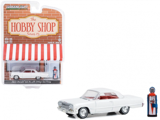 Greenlight 1/64 Chevrolet Bel Air with Gas Pump image