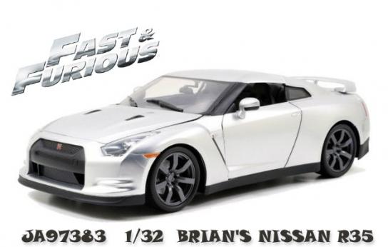 Jada 1/32 Nissan Skyline R35 Brian - Fast and Furious image