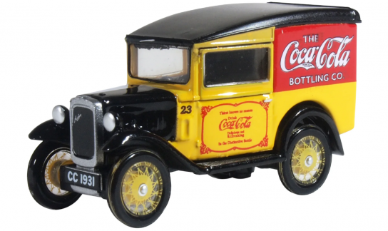 Oxford 1/76 Austin Seven Van - Coca Cola image