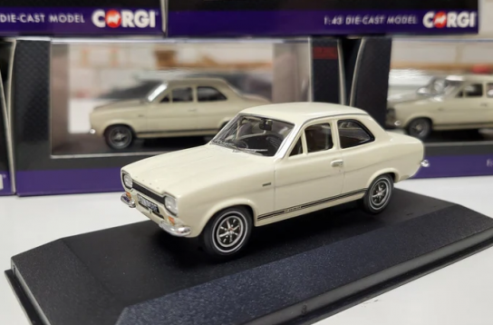 Corgi 1/43 Ford Escort MkI Twin Cam Ermine White image