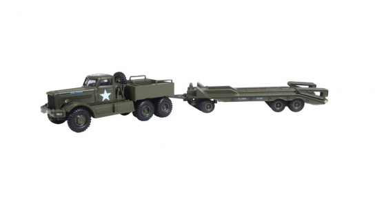 Oxford 1/76 Diamond T Tank Transporter & Trailer image