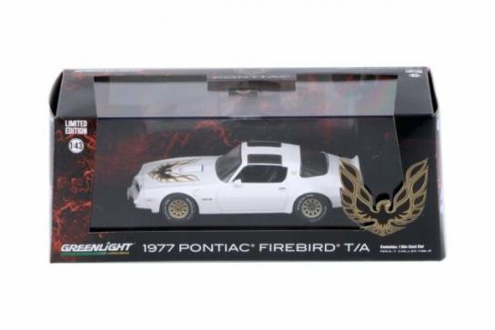 Greenlight 1/43 1977 Pontiac Firebird Trans Am White image