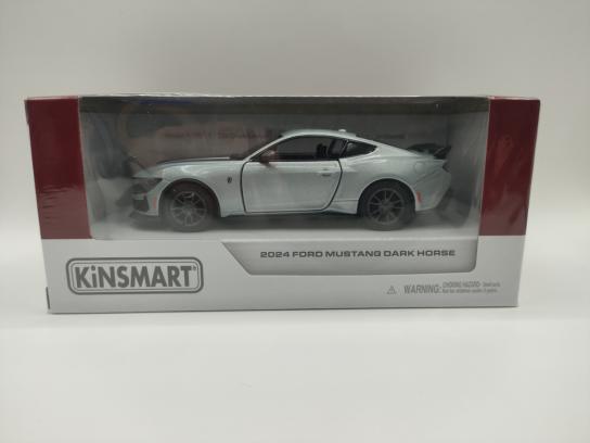 KiNSMART 1/38 Ford Mustang Dark Horse 2024 Silver image