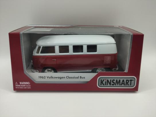 KiNSMART 1/32 Volkswagen Classic Bus 1962 Red image