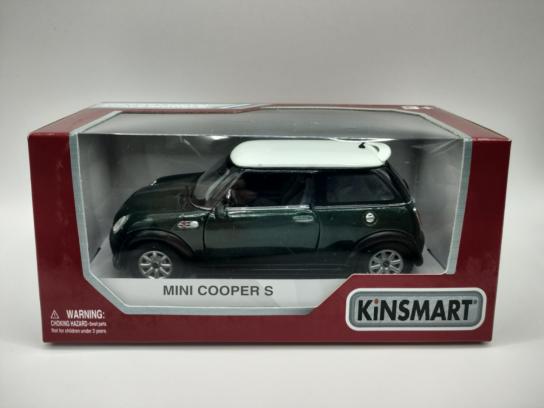 KiNSMART 1/28 Mini Cooper S Racing Green image