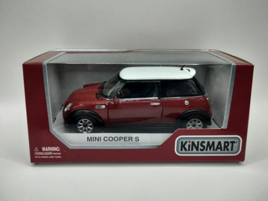 KiNSMART 1/28 Mini Cooper S Red image