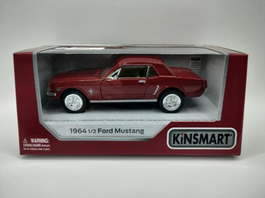 KiNSMART 1/36 Ford Mustang 1964 1/2 Red image