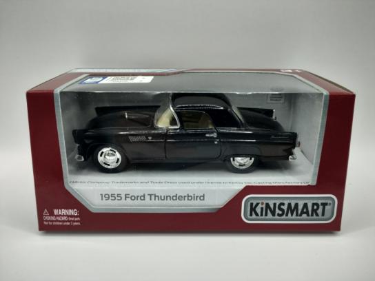 KiNSMART 1/36 Ford Thunderbird 1955 Black image