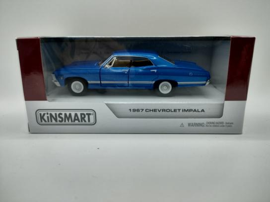 KiNSMART 1/43 Chevrolet Impala 1967 Blue image