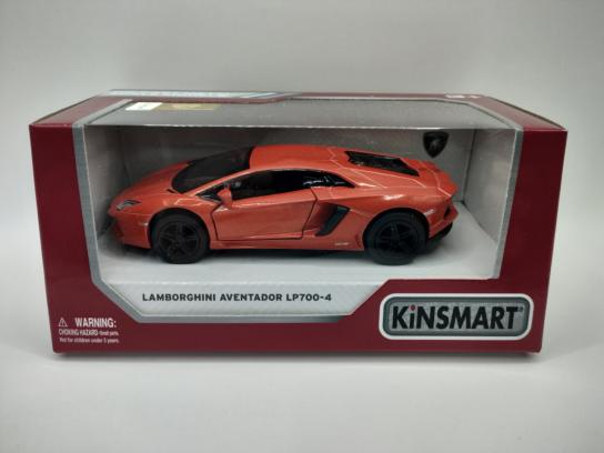 KiNSMART 1/38 Lamborghini Aventador LP700-4 Orange image