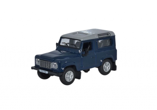 Oxford 1/76 Land Rover Defender 90 - Blue image