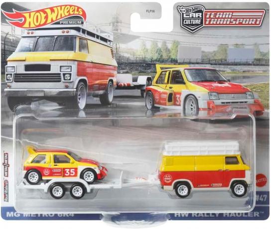 Hot Wheels Premium Team Transport MG Metro 6R4 / HW Rally Hauler (#47) image