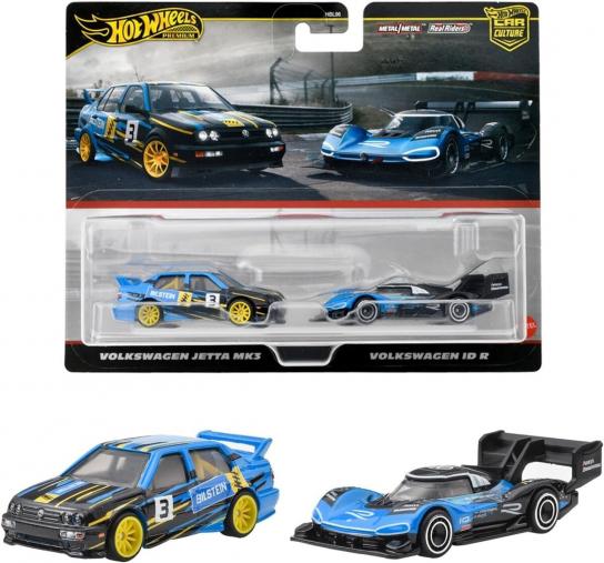 Hot Wheels Premium Volkswagen Jetta Mk3 / Volkswagen ID R Twin pack image