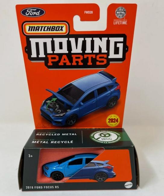 Matchbox Ford Focus RS 2018 'Moving Parts' image